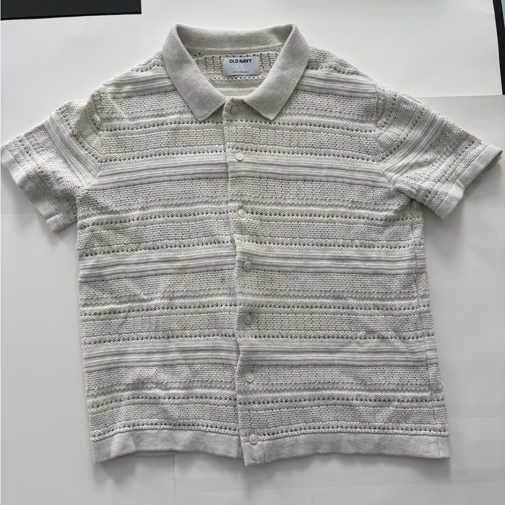 Old Navy Textured Knit in Cream
